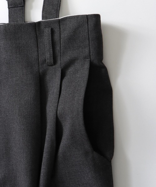 DRESSLAVE(ドレスレイブ)の「detachable strap tuck pants(デタッチャブルストラップタックパンツ)(スラックス・レディース・ブラック/チャコールグレー・36/38)」の21枚目の写真