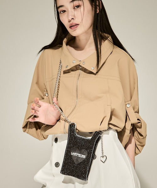 BASICKS(ベイシックス)の「【BASICKS/ベーシックス】別注 LASTFRAME×BASICKS KIRAKIRA BAG MICRO(ショルダーバッグ・レディース・ピンク/ミント/ブラック・FREE)」の19枚目の写真