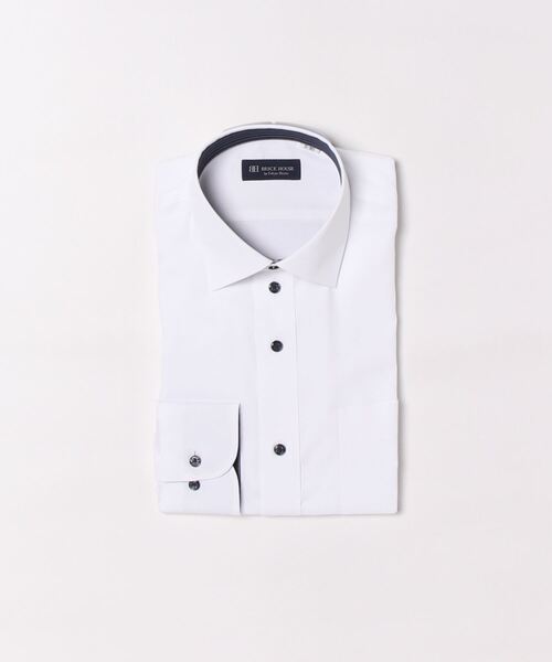 透け防止 形態安定ノーアイロン ワイド 長袖ビジネスワイシャツ（ビジネスシャツ）｜TOKYO SHIRTS（トウキョウシャツ）