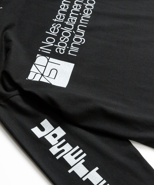 Sandinista(サンディニスタ)の「Vintage 01 Graphic L-S Tee / アーカイブグラフィック入り長袖Tシャツ(Tシャツ/カットソー・メンズ・ホワイト/ブラック・X-LARGE/LARGE/MEDIUM)」の15枚目の写真