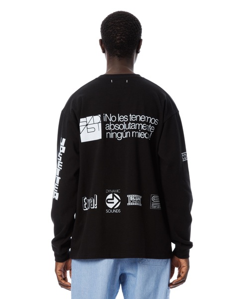 Sandinista(サンディニスタ)の「Vintage 01 Graphic L-S Tee / アーカイブグラフィック入り長袖Tシャツ(Tシャツ/カットソー・メンズ・ホワイト/ブラック・X-LARGE/LARGE/MEDIUM)」の3枚目の写真