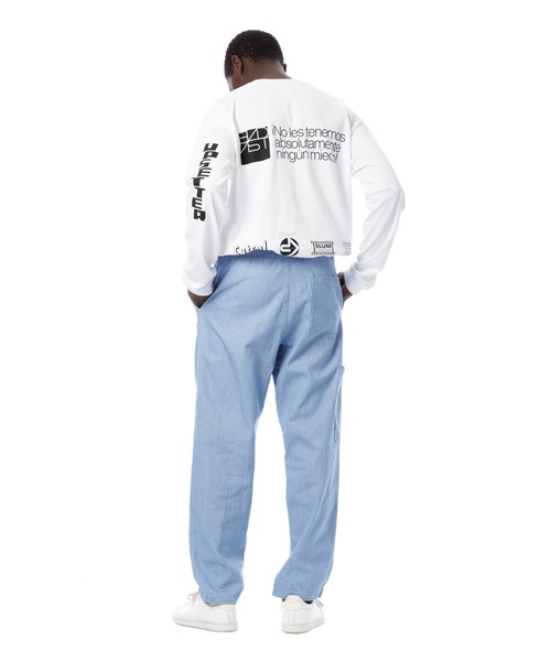 Sandinista(サンディニスタ)の「Vintage 01 Graphic L-S Tee / アーカイブグラフィック入り長袖Tシャツ(Tシャツ/カットソー・メンズ・ホワイト/ブラック・X-LARGE/LARGE/MEDIUM)」の4枚目の写真