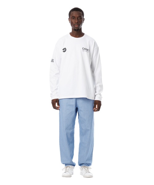 Sandinista(サンディニスタ)の「Vintage 01 Graphic L-S Tee / アーカイブグラフィック入り長袖Tシャツ(Tシャツ/カットソー・メンズ・ホワイト/ブラック・X-LARGE/LARGE/MEDIUM)」の5枚目の写真