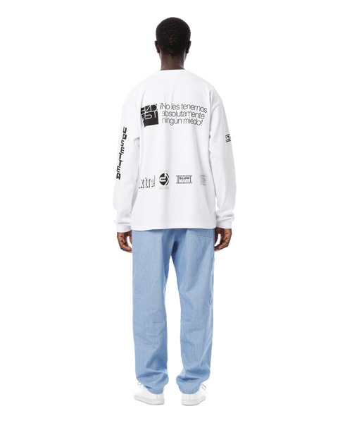 Sandinista(サンディニスタ)の「Vintage 01 Graphic L-S Tee / アーカイブグラフィック入り長袖Tシャツ(Tシャツ/カットソー・メンズ・ホワイト/ブラック・X-LARGE/LARGE/MEDIUM)」の7枚目の写真