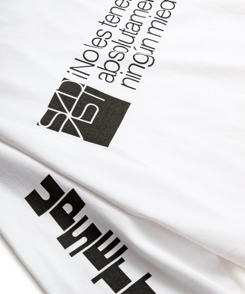 Sandinista(サンディニスタ)の「Vintage 01 Graphic L-S Tee / アーカイブグラフィック入り長袖Tシャツ(Tシャツ/カットソー・メンズ・ホワイト/ブラック・X-LARGE/LARGE/MEDIUM)」の13枚目の写真