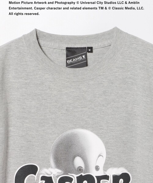 BEAMS T(ビームスティー)の「BEAMS T / Casper Print T-Shirt(Tシャツ/カットソー・メンズ・ブルー/グレー・S/XL/L/M)」の4枚目の写真