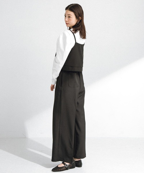 URBAN RESEARCH Sonny Label(アーバンリサーチサニーレーベル)の「パフスリーブフライス/ジャガードロングTシャツ(Tシャツ/カットソー・レディース・その他1/オフホワイト/ブラック・FREE)」の11枚目の写真