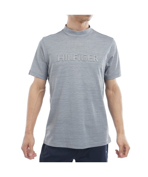 TOMMY HILFIGER GOLF（トミー ヒルフィガー ゴルフ）の「ｴﾝﾎﾞｽﾛｺﾞ 半袖ﾓｯｸﾈｯｸｼｬﾂ（その他トップス・メンズ・ホワイト/ネイビー/オリーブ/グレー/サックスブルー・L/M/LL/3L）」の2枚目の写真