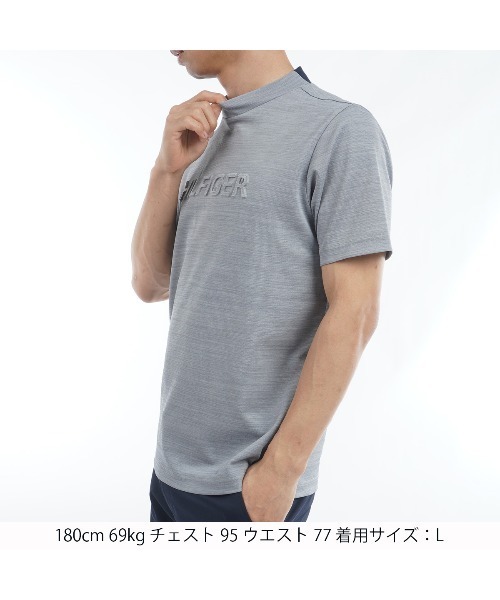 TOMMY HILFIGER GOLF（トミー ヒルフィガー ゴルフ）の「ｴﾝﾎﾞｽﾛｺﾞ 半袖ﾓｯｸﾈｯｸｼｬﾂ（その他トップス・メンズ・ホワイト/ネイビー/オリーブ/グレー/サックスブルー・L/M/LL/3L）」の8枚目の写真