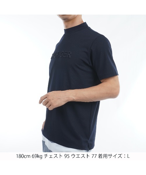 TOMMY HILFIGER GOLF（トミー ヒルフィガー ゴルフ）の「ｴﾝﾎﾞｽﾛｺﾞ 半袖ﾓｯｸﾈｯｸｼｬﾂ（その他トップス・メンズ・ホワイト/ネイビー/オリーブ/グレー/サックスブルー・L/M/LL/3L）」の10枚目の写真