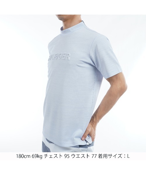 TOMMY HILFIGER GOLF（トミー ヒルフィガー ゴルフ）の「ｴﾝﾎﾞｽﾛｺﾞ 半袖ﾓｯｸﾈｯｸｼｬﾂ（その他トップス・メンズ・ホワイト/ネイビー/オリーブ/グレー/サックスブルー・L/M/LL/3L）」の12枚目の写真