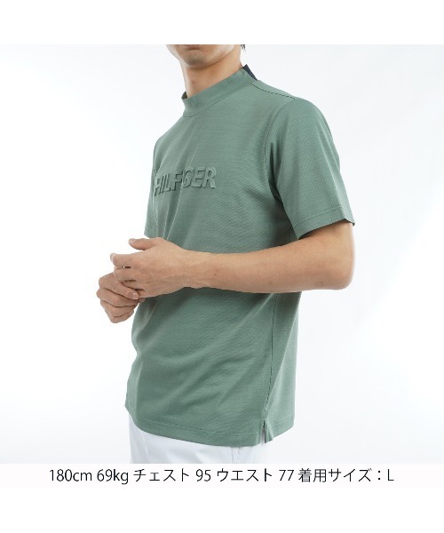 TOMMY HILFIGER GOLF（トミー ヒルフィガー ゴルフ）の「ｴﾝﾎﾞｽﾛｺﾞ 半袖ﾓｯｸﾈｯｸｼｬﾂ（その他トップス・メンズ・ホワイト/ネイビー/オリーブ/グレー/サックスブルー・L/M/LL/3L）」の14枚目の写真