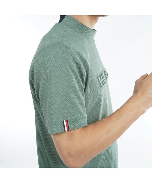 TOMMY HILFIGER GOLF（トミー ヒルフィガー ゴルフ）の「ｴﾝﾎﾞｽﾛｺﾞ 半袖ﾓｯｸﾈｯｸｼｬﾂ（その他トップス・メンズ・ホワイト/ネイビー/オリーブ/グレー/サックスブルー・L/M/LL/3L）」の19枚目の写真