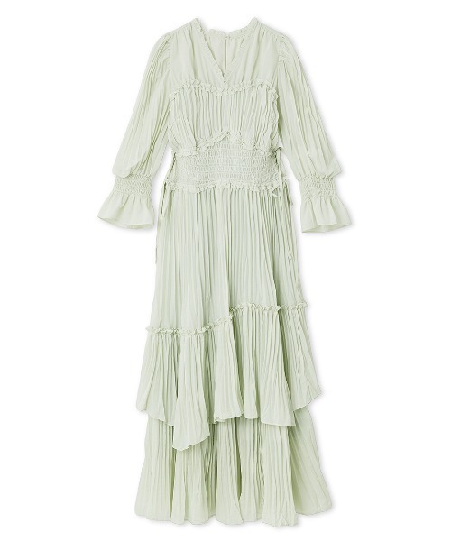 SNIDEL（スナイデル）の「ワッシャープリーツワンピース（ワンピース