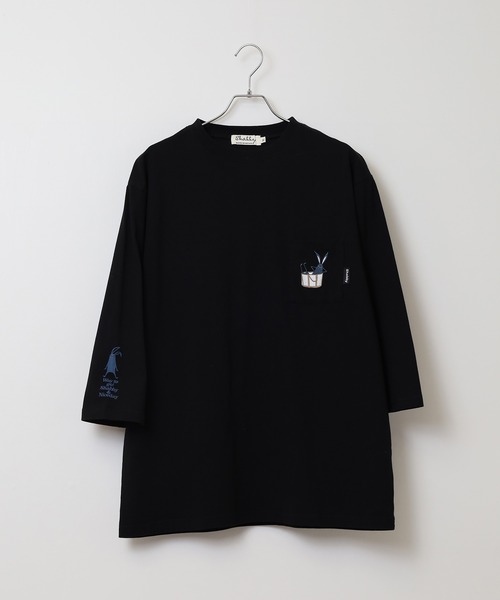 FUNALIVE(ファンアライブ)の「SHABBY 7分袖Tシャツ unisex(Tシャツ/カットソー・メンズ・ブラック/アイボリー/グレー/グリーン/イエロー/ラベンダー・S/M/L/XL)」の19枚目の写真