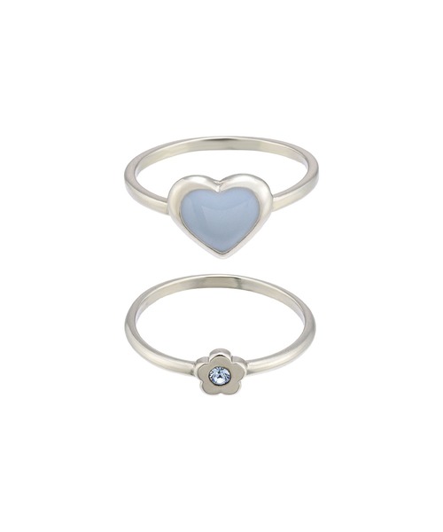 MARY QUANT(マリークワント)の「カラーエポハート リング(リング・レディース・ブルー/ブラック/ピンク/サーモンピンク/ミント・FREE)」の14枚目の写真