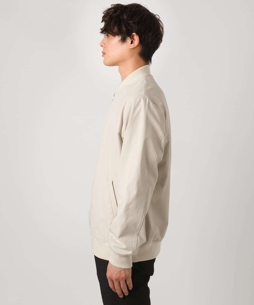 a.v.v（アーヴェヴェ）の「【撥水/洗濯機で洗える】ストレッチリブブルゾン（ブルゾン・メンズ・ライトベージュ/カーキ・46/48/50）」の12枚目の写真