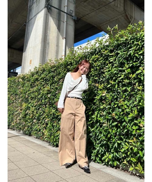 amel（エイメル）の「【RE ARRIVAL】ドレープデザイントップス / ホワイト（Tシャツ/カットソー・レディース・ホワイト・FREE）」の22枚目の写真