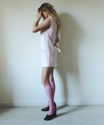SWEDISH STOCKING（スウェディッシュストッキングス）の「Rosa Lace Knee-Highs Dusty Pink（ソックス/靴下）」
