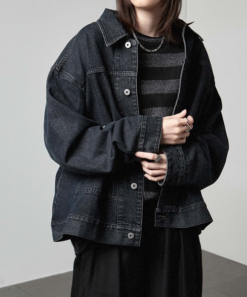 Alfred Alex(アルフレッドアレックス)の「デニムジャケット(デニムジャケット・メンズ・ライトグレー・M)」の9枚目の写真