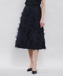EPOCA（エポカ）の「フィオーレフリンジジャカード Aラインスカート（スカート）」