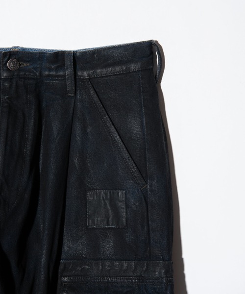 glambグラム　Unpluggedアンプラグド cargo パンツ　ブラック Unplugged Cargo Denim / アンプラグドカーゴデニム（デニム