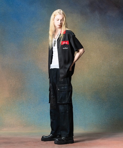 glamb(グラム)の「Unplugged Cargo Denim / アンプラグドカーゴデニム(デニムパンツ・メンズ・ブラック/インディゴブルー・S/M/L)」の8枚目の写真