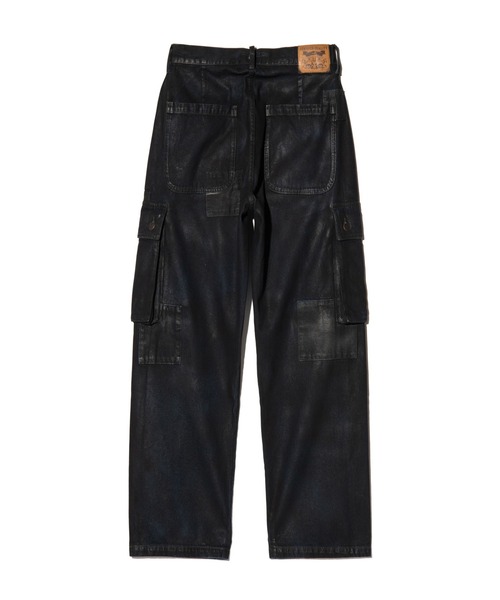 glambグラム　Unpluggedアンプラグド cargo パンツ　ブラック Unplugged Cargo Denim / アンプラグドカーゴデニム（デニム