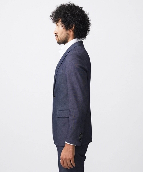 MICHEL KLEIN HOMME (ミッシェルクランオム)の「【セットアップ】ジャージテーラードジャケット(テーラードジャケット・メンズ・ブラック/ネイビー・MEDIUM/LARGE/X-LARGE)」の20枚目の写真