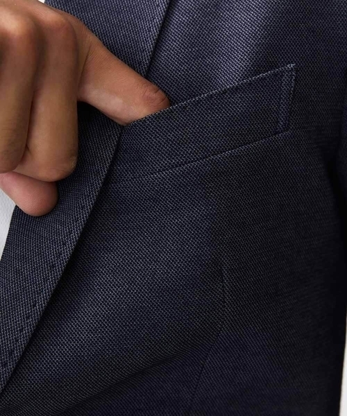 MICHEL KLEIN HOMME (ミッシェルクランオム)の「【セットアップ】ジャージテーラードジャケット(テーラードジャケット・メンズ・ブラック/ネイビー・MEDIUM/LARGE/X-LARGE)」の10枚目の写真