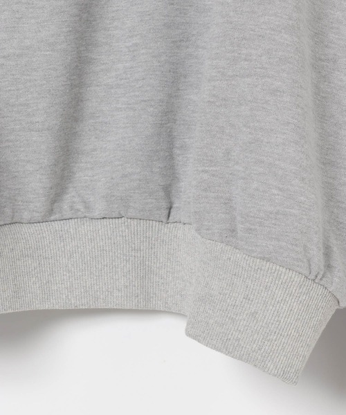 3.3 Field Trip （3.3フィールドトリップ）の「3.3 Field Trip／ベルト付き肩あきプルオーバー（スウェット・レディース・グレー/チャコール・FREE）」の12枚目の写真