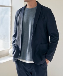 IKKA LOUNGE（イッカラウンジ）の「【雑誌MonoMax5月号掲載】GOKU楽ワークサッカージャケット【セットアップ対応】（テーラードジャケット）」