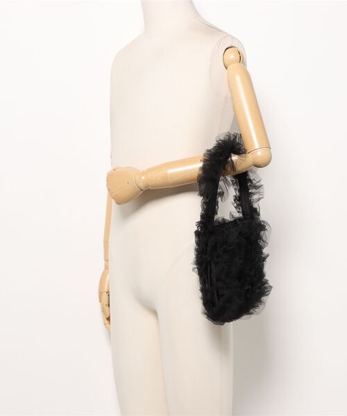 [韓国29CM限定] 大人の可愛さを叶える frill hobo bag (vanilla) クーポン】ショルダーバッグ ポコポコ バッグ モノトーン