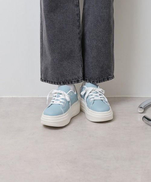 kitson（キットソン）の「kitson ボリュームソールスニーカー（スニーカー・レディース・ホワイト/ブラック/ブルー/ホワイト系その他/シルバー・S/M/L/LL）」の20枚目の写真