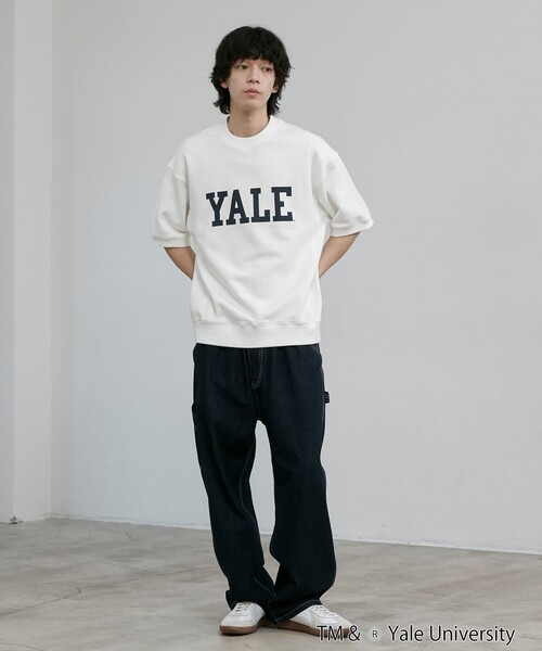 coen（コーエン）の「YALE別注 スウェットTシャツ（Tシャツ/カットソー・メンズ・ホワイト/コバルトブルー/ネイビー・M/L/XL）」の13枚目の写真