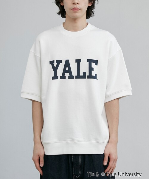 coen（コーエン）の「YALE別注 スウェットTシャツ（Tシャツ/カットソー・メンズ・ホワイト/コバルトブルー/ネイビー・M/L/XL）」の16枚目の写真