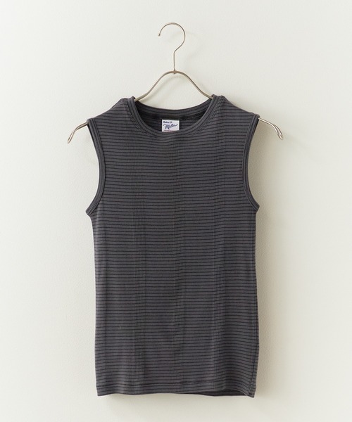 MILLER（ミラー）の「R.P.miller/ミラー Panel ribed tank top タンクトップ 2026新作　再入荷（タンクトップ・レディース・ホワイト/イエロー/ミント/ブラック/グレー・FREE）」の11枚目の写真