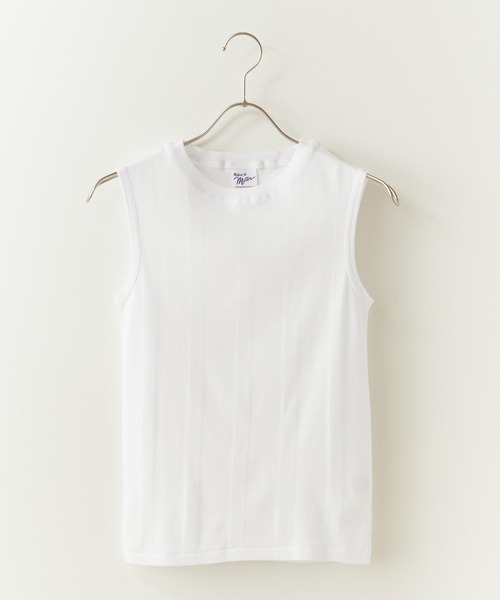 MILLER（ミラー）の「R.P.miller/ミラー Panel ribed tank top タンクトップ 2026新作　再入荷（タンクトップ・レディース・ホワイト/イエロー/ミント/ブラック/グレー・FREE）」の20枚目の写真
