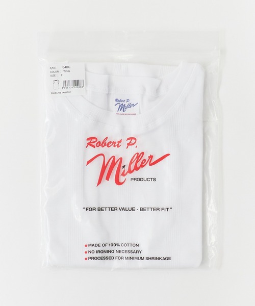 MILLER（ミラー）の「R.P.miller/ミラー Panel ribed tank top タンクトップ 2026新作　再入荷（タンクトップ・レディース・ホワイト/イエロー/ミント/ブラック/グレー・FREE）」の21枚目の写真