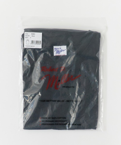 MILLER（ミラー）の「R.P.miller/ミラー Panel ribed tank top タンクトップ 2026新作　再入荷（タンクトップ・レディース・ホワイト/イエロー/ミント/ブラック/グレー・FREE）」の6枚目の写真