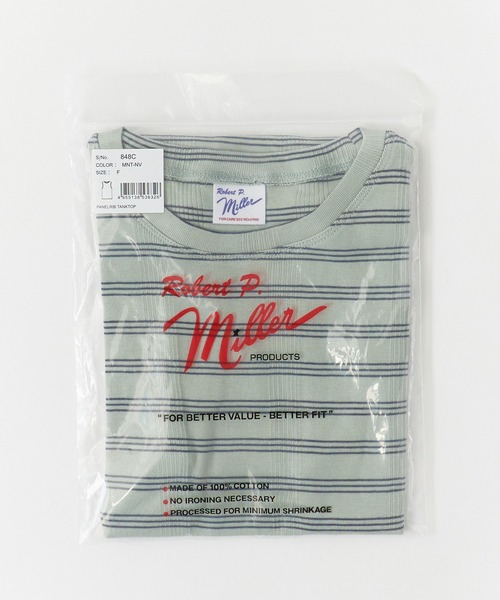 MILLER（ミラー）の「R.P.miller/ミラー Panel ribed tank top タンクトップ 2026新作　再入荷（タンクトップ・レディース・ホワイト/イエロー/ミント/ブラック/グレー・FREE）」の18枚目の写真