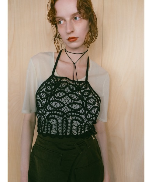 Guipure Lace Bustier/ギピュールレースビスチェ（Tシャツ