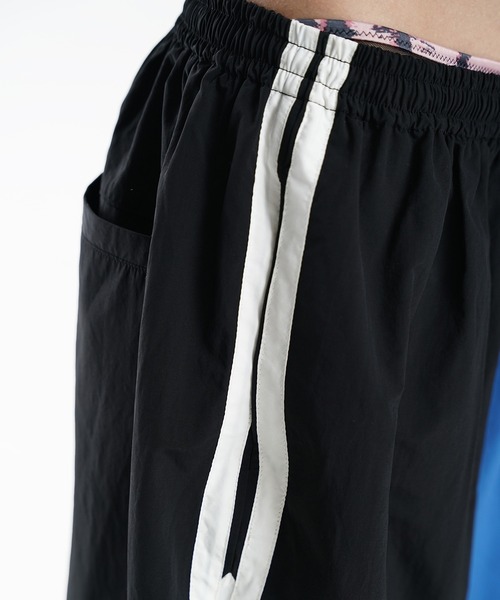 buddix パンツ ブラックXL セール】ルーズフィット サイドライン トラックパンツ XXK4318