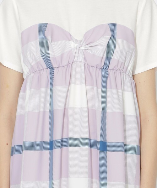 セール】クレストブリッジチェックコンビワンピース（ワンピース