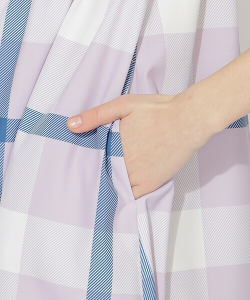 セール】クレストブリッジチェックコンビワンピース（ワンピース