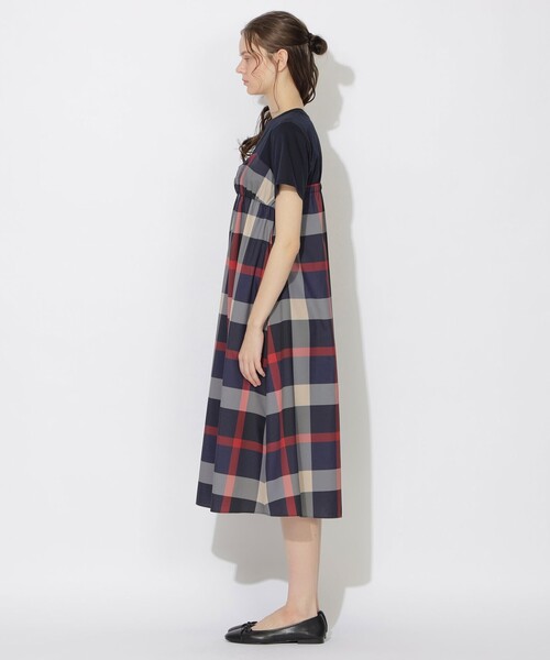 クレストブリッジ  ワンピース セール】クレストブリッジチェックコンビワンピース（ワンピース
