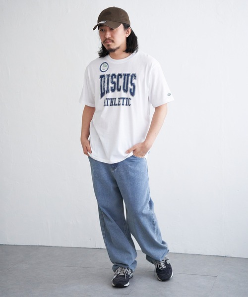 DISCUS ATHLETIC(ディスカス アスレチック)の「DISCUS ATHLETIC カレッジプリントTシャツ(Tシャツ/カットソー・メンズ・グレー/ブラック/サックスブルー/ホワイト・M/L/LL)」の19枚目の写真