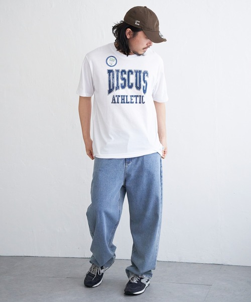 DISCUS ATHLETIC(ディスカス アスレチック)の「DISCUS ATHLETIC カレッジプリントTシャツ(Tシャツ/カットソー・メンズ・グレー/ブラック/サックスブルー/ホワイト・M/L/LL)」の20枚目の写真