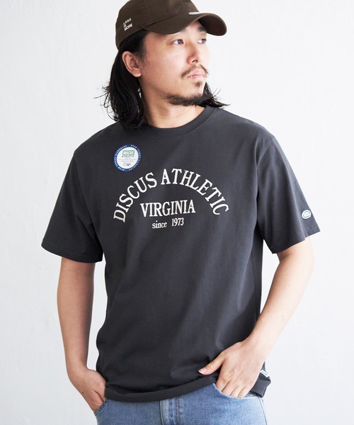 DISCUS ATHLETIC(ディスカス アスレチック)の「DISCUS ATHLETIC カレッジプリントTシャツ(Tシャツ/カットソー・メンズ・グレー/ブラック/サックスブルー/ホワイト・M/L/LL)」の17枚目の写真