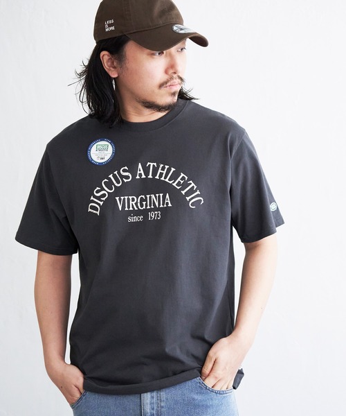 DISCUS ATHLETIC(ディスカス アスレチック)の「DISCUS ATHLETIC カレッジプリントTシャツ(Tシャツ/カットソー・メンズ・グレー/ブラック/サックスブルー/ホワイト・M/L/LL)」の18枚目の写真